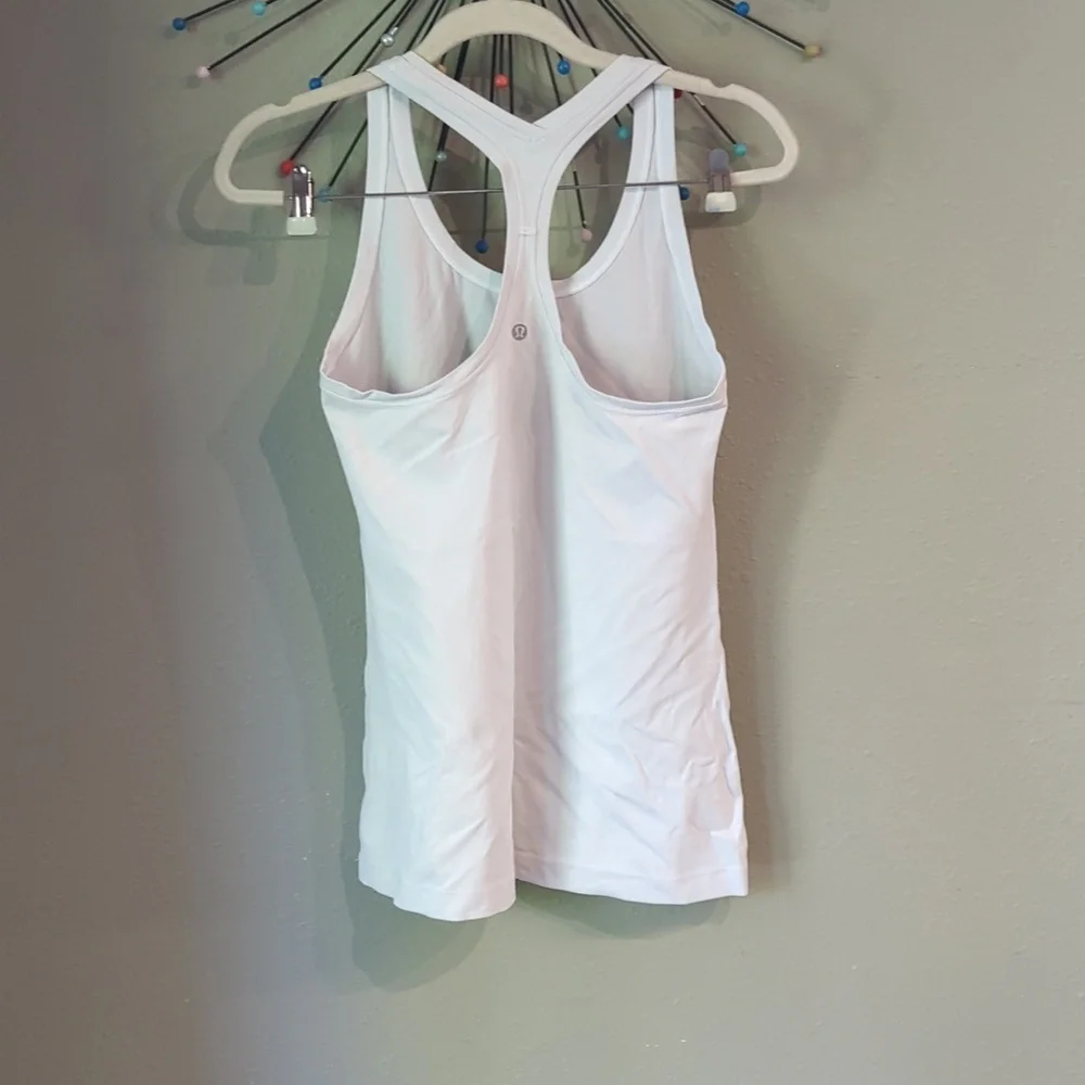 Lululemon White Racerback Tank - Picture 4 of 4